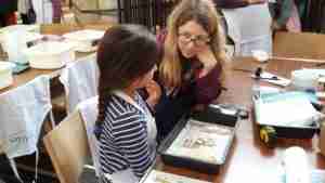 Child at Archaeology Day at Bath Abbey