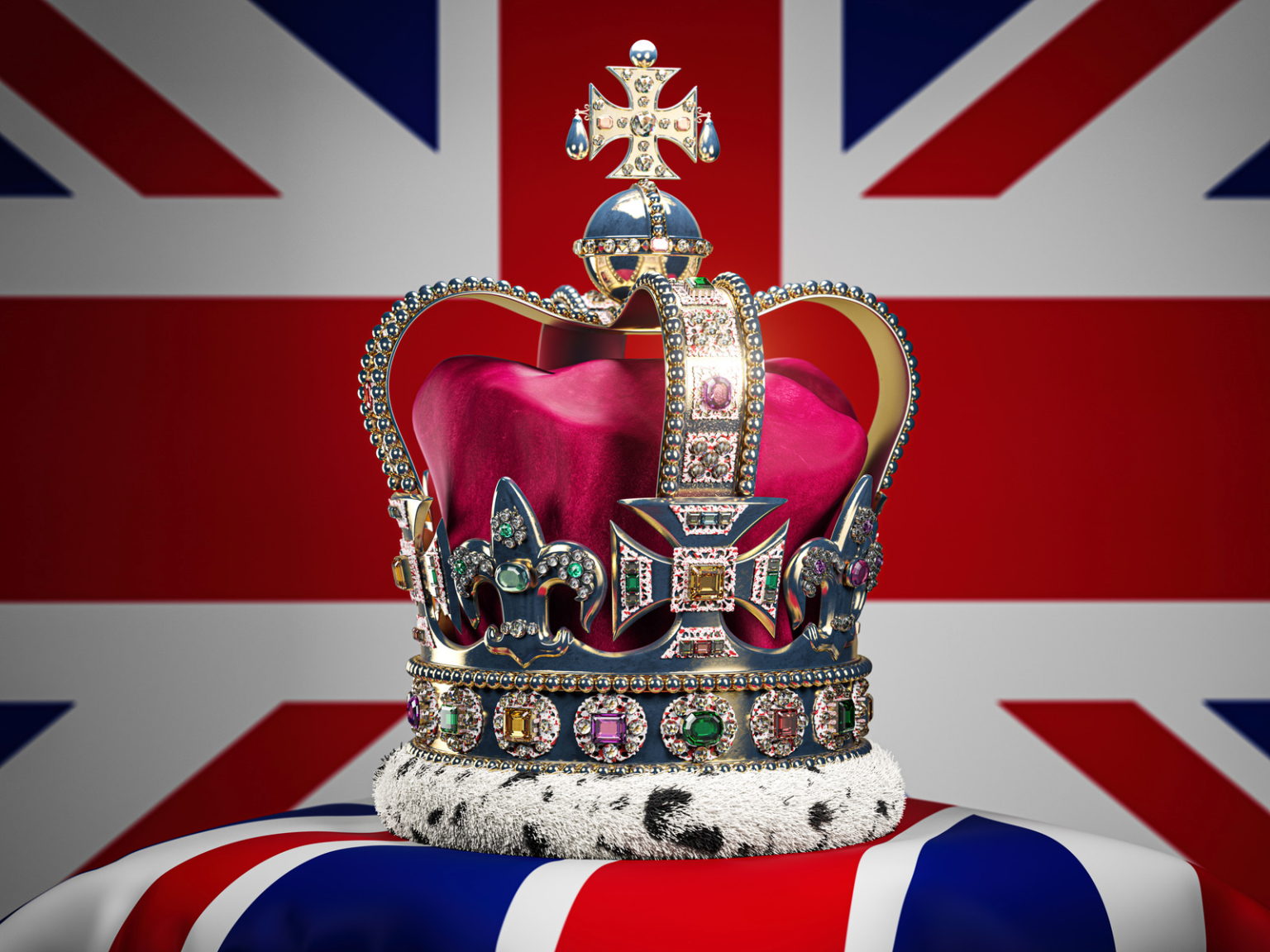 Символы британской монархии. Корона Британская. Британский крест на короне. Символ королевской семьи Великобритании.