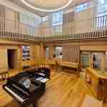 Bath Abbey's new Song School space with piano