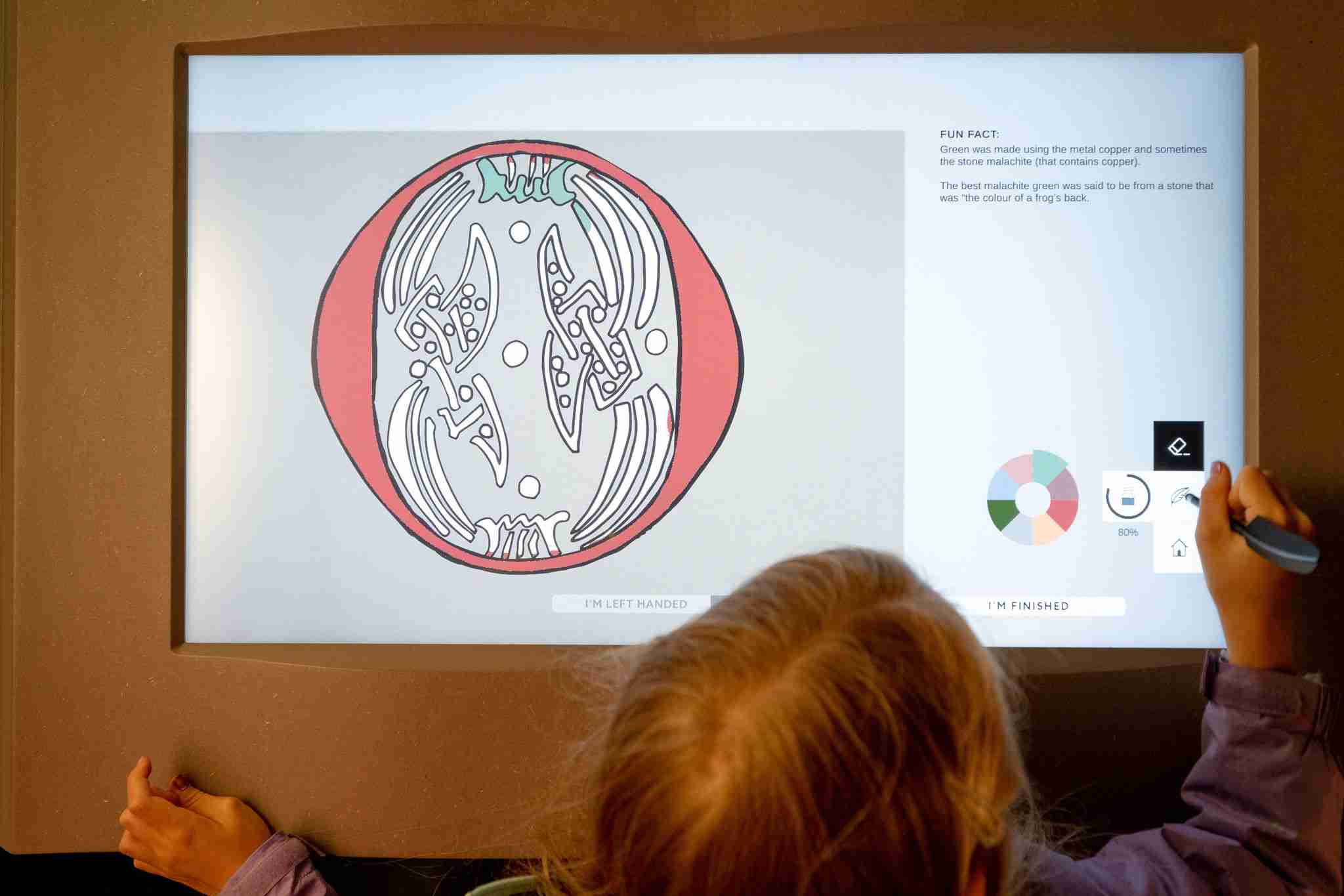 Interactive exhibit in Bath Abbey's Discovery Centre