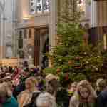 Shoppers' in Bath Abbey for Shoppers' Carols