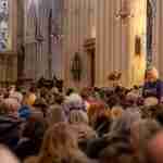 Shoppers' in Bath Abbey for Shoppers' Carols