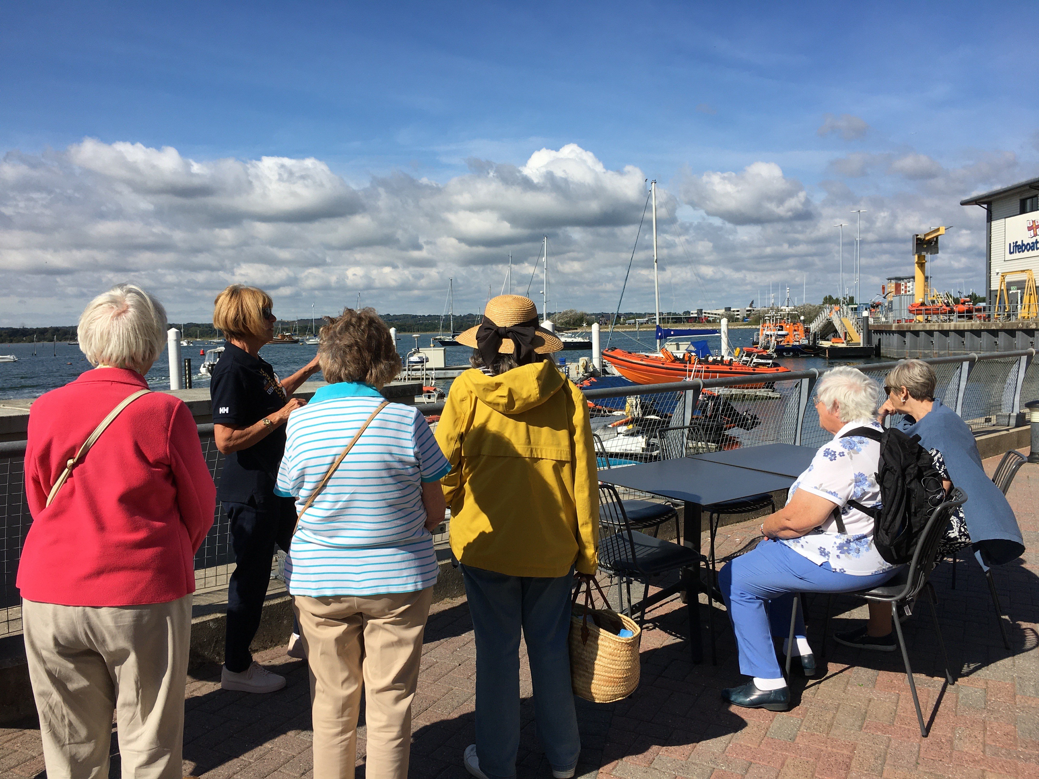 The Friends of Bath Abbey visit to RNLI College in Poole.