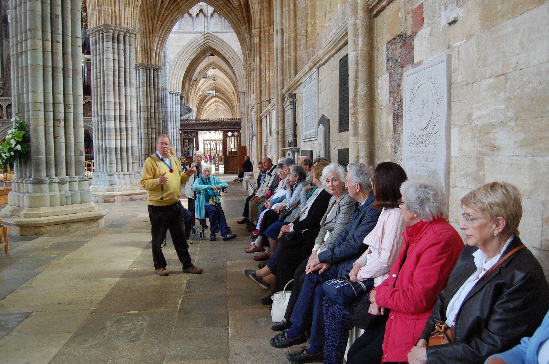 The Friends of Bath Abbey visit Exeter Cathedral